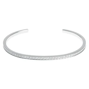 DARK Crystal Cuff Silver v:8242864